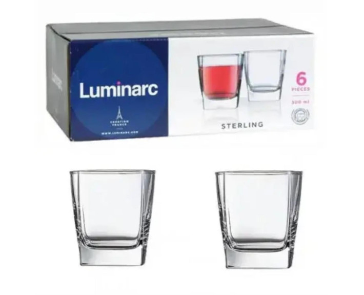 Склянка LUMINARC STERLING /НАБІР/6х300 мл низк.
