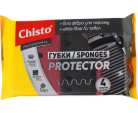 Губка кухонна 4 шт Protector Chisto