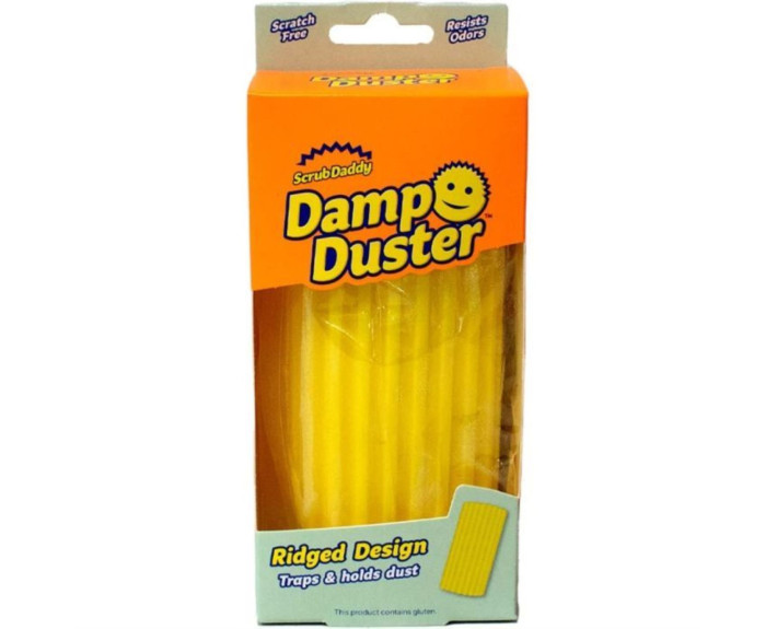 Губка для пилу Dump Duster жовта New Scrub Daddy