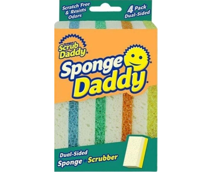Губка кухонна Sponge Daddy 4 Pack Scrub Daddy