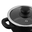 Кастрюля с стеклянной крышкой Ardesto Gemini Anzio, 1.2л, алюминий, черный