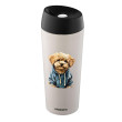 Термокухоль Ardesto Coffee Time Maltipoo 450мл, нержавіюча сталь, бежевий