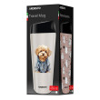 Термокухоль Ardesto Coffee Time Maltipoo 450мл, нержавіюча сталь, бежевий
