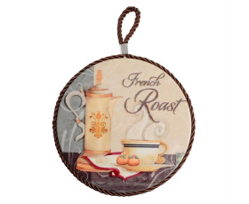 Дошка обробна  / підставка під гаряче/ кругл. 16см LIMITED EDITION ROAST
