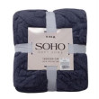 Плед 150*200 см Rasch Grey SOHO
