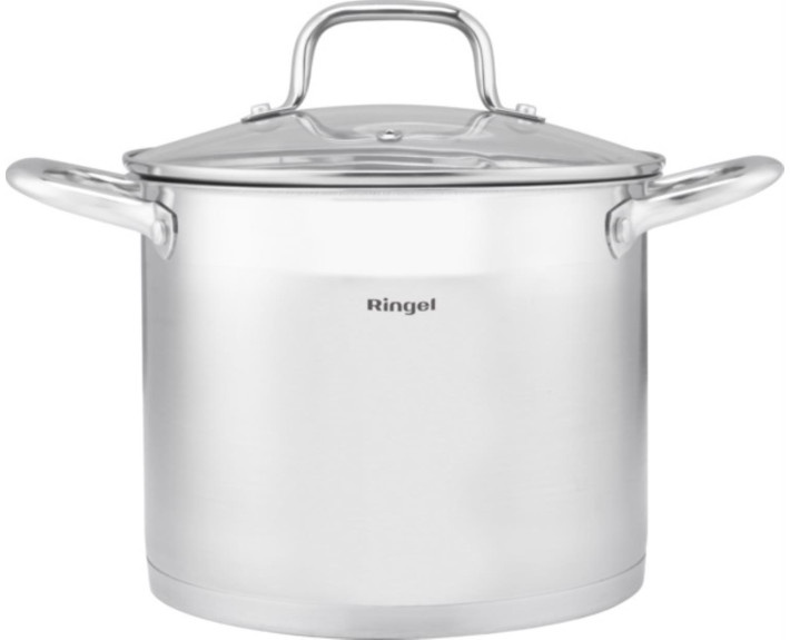 Каструля нерж 22 см (6.6 л) з кришкою RINGEL Curry