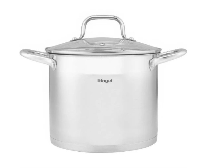 Кастрюля нерж 24 см (8.4 л) с крышкой RINGEL Curry