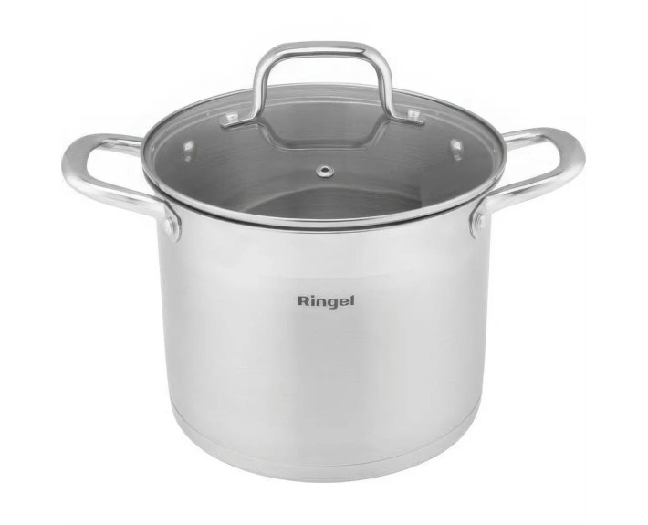 Кастрюля нерж 24 см (8.4 л) с крышкой RINGEL Curry