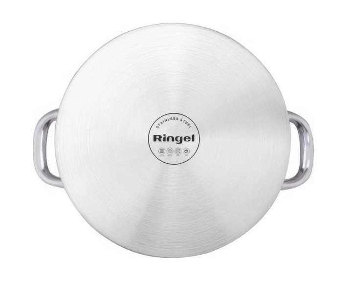 Кастрюля нерж 24 см (8.4 л) с крышкой RINGEL Curry