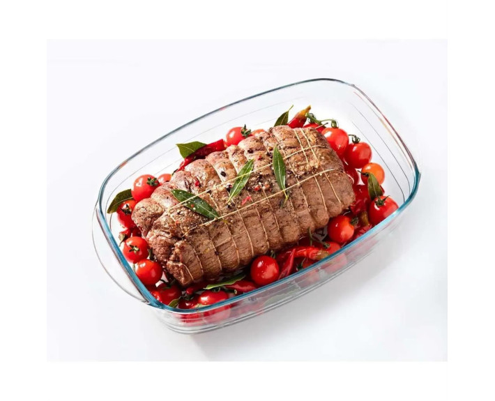 Каструля скляна прямоуг. 3л +1.5л вклад O CUISINE