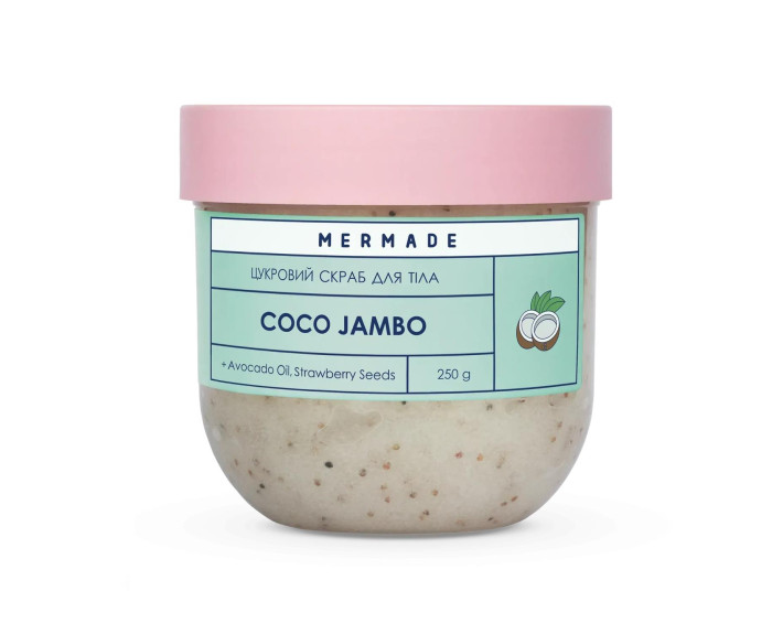 Скраб цукровий для тіла Coco Jambo 250 г MERMADE