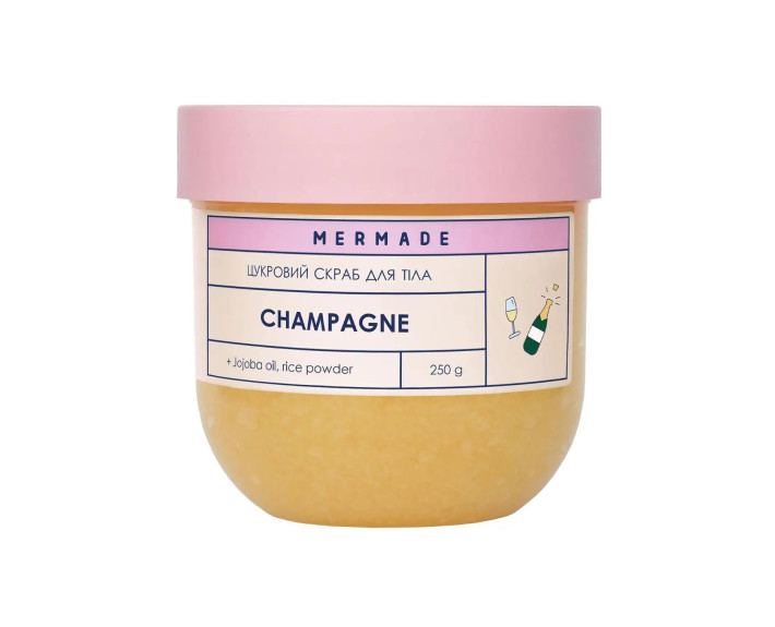 Скраб цукровий для тіла Champagne 250 г MERMADE