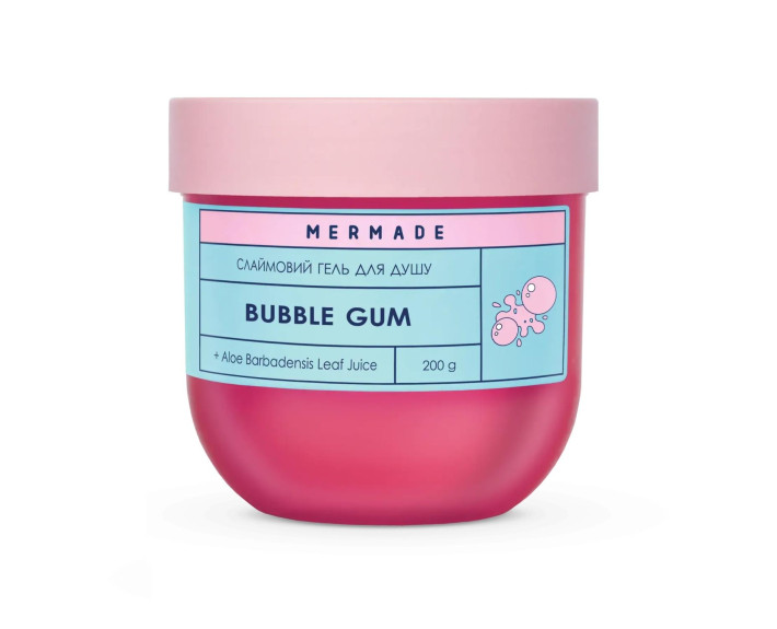 Слайм гель для душу Bubble Gum 200 г MERMADE