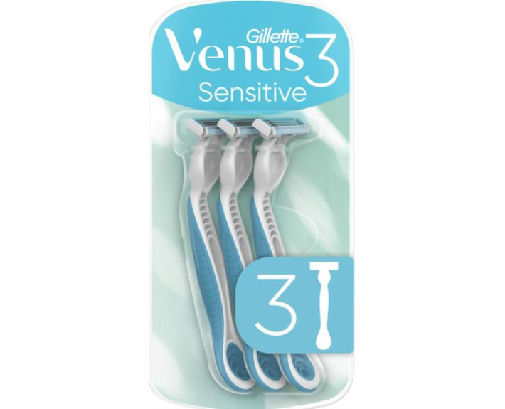 Бритви одноразові 3шт GILLETTE VENUS Сенсетів