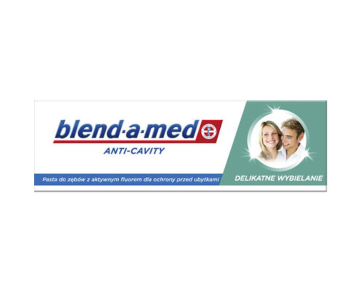 Зубна паста Антикарієс Ніжне Відбілювання 75мл BLEND A MED