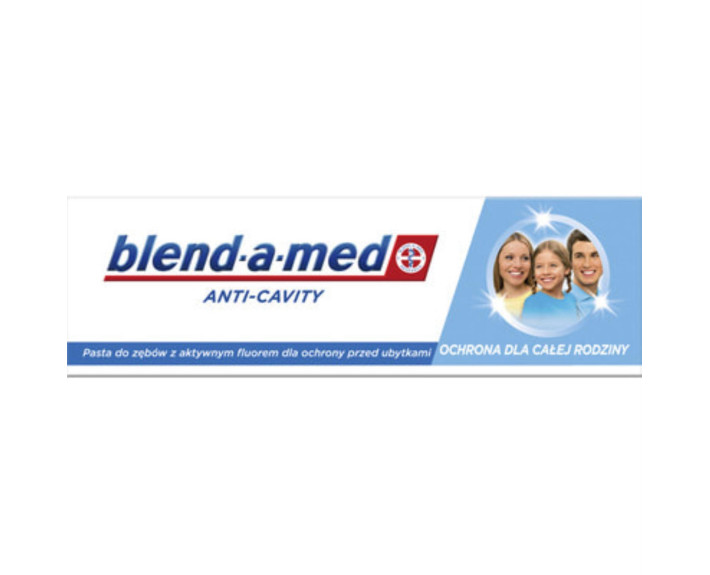 Зубна паста Антикарієс Сімейний захист 75мл BLEND A MED