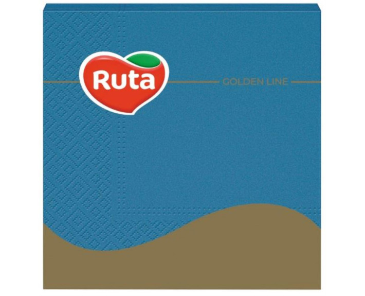 Серветки Ruta 33х33 20л 3ш лазурні