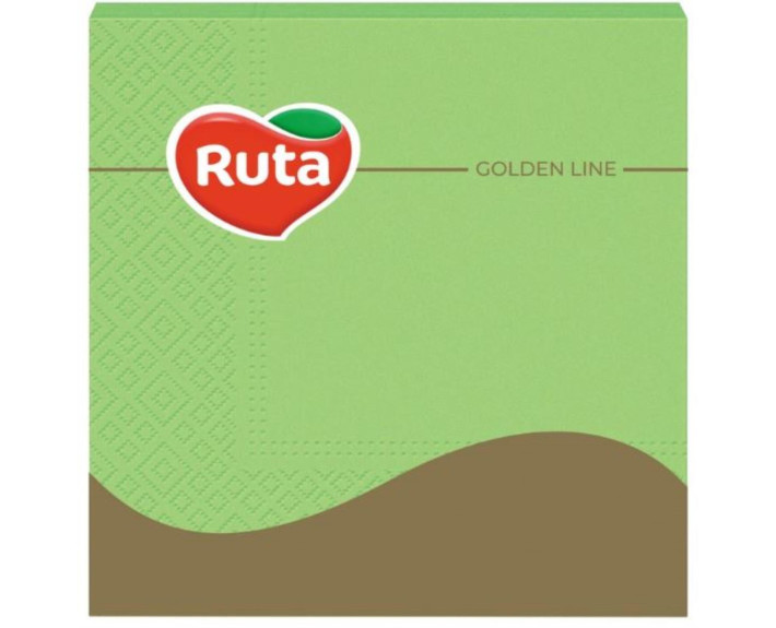Серветки Ruta 33х33 20л 3ш зелені