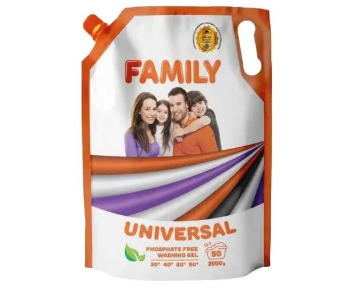 Гель для прання унiвер. 2л (DOYPACK) FAMILY