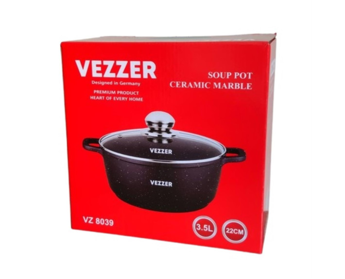Каструля VEZZER 22*10cм,VZ8039