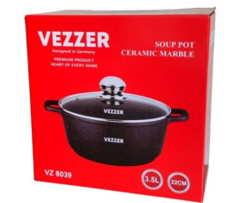 Каструля VEZZER 22*10cм,VZ8039
