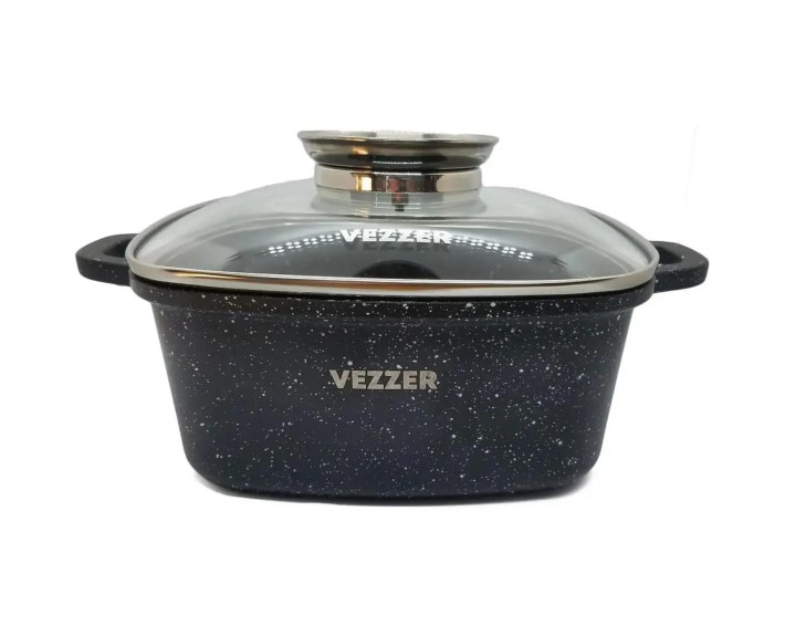 Каструля VEZZER квадратна 22*9,5cм,VZ8008