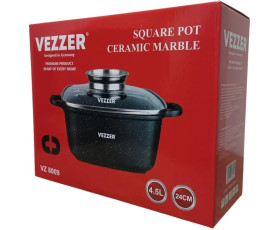 Каструля VEZZER квадратна 24*10cм,VZ8009