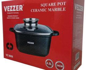 Каструля VEZZER квадратна 24*10cм,VZ8009