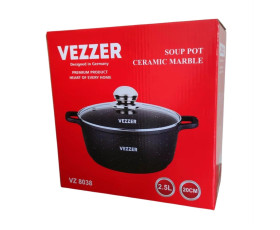 Каструля VEZZER кругла 20*8,5см,VZ8038