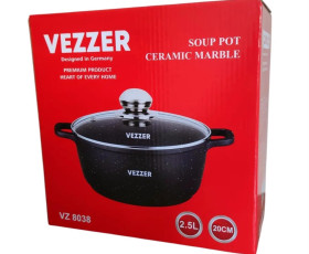 Каструля VEZZER кругла 20*8,5см,VZ8038