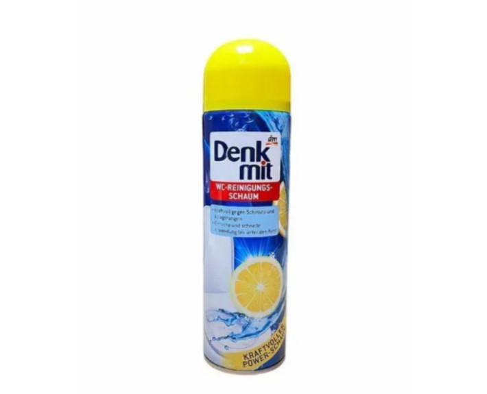 Піна-очисник для туалету 500 мл Лимон Denkmit