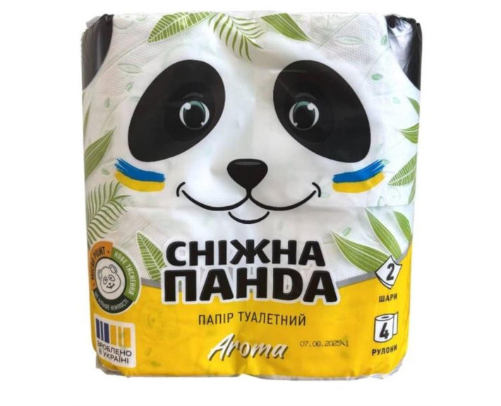 Туалетная бумага Снежный панда 4шт.Арома /16/