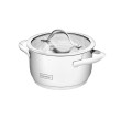 Каструля Lessner  з корозійностійкої сталі з кришкою 2,3л