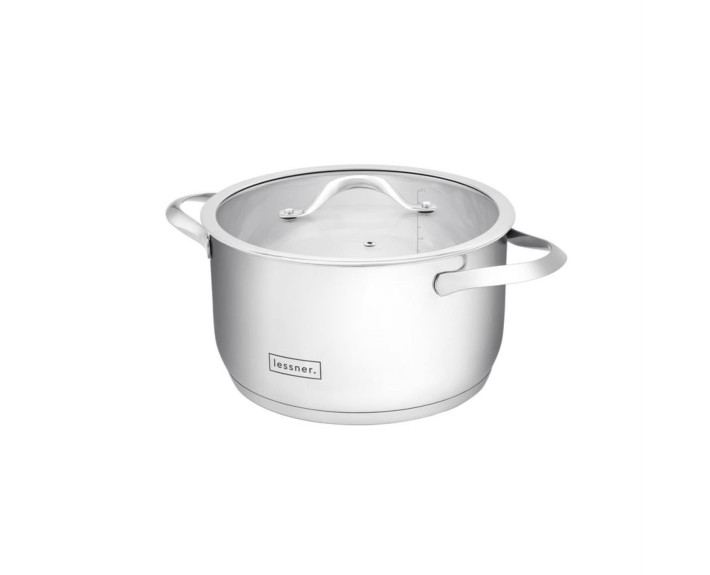 Каструля Lessner  з корозійностійкої сталі з кришкою 3,1л