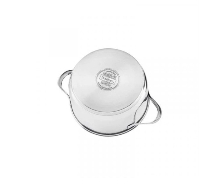 Каструля Lessner з корозійностійкої сталі з кришкою 4,1л