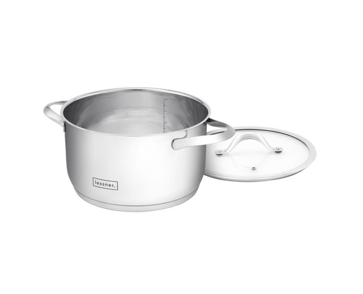 Каструля Lessner  з корозійностійкої сталі з кришкою 5,4л