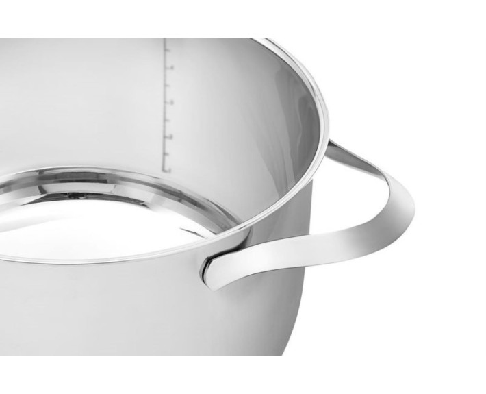 Каструля Lessner  з корозійностійкої сталі з кришкою 5,4л