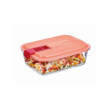 Емкость для хранения прямоугольная с крышкой Luminarc Easy Box Coral 820мл