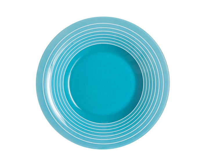 Тарілка глибока кругла Luminarc Factory Blue d=21,5см