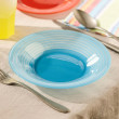 Тарілка глибока кругла Luminarc Factory Blue d=21,5см
