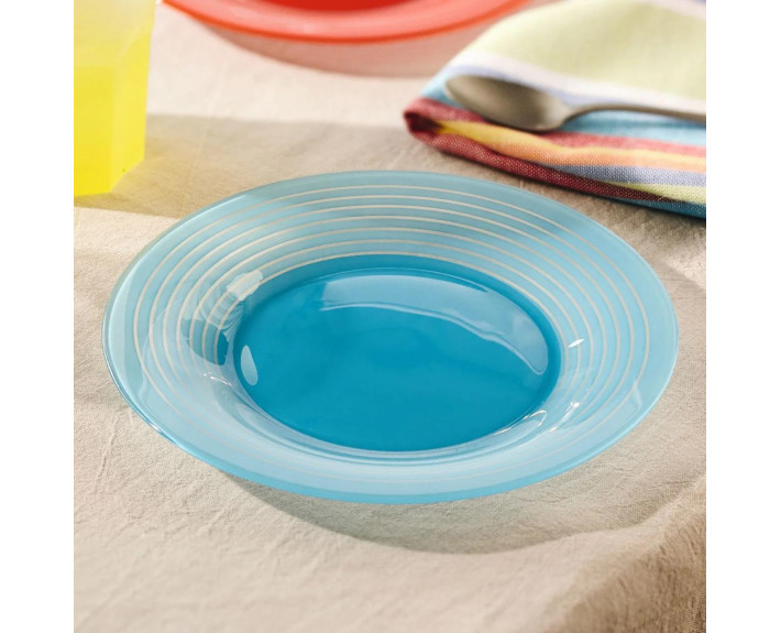 Тарілка десертна кругла Luminarc Factory Blue d=19,5см