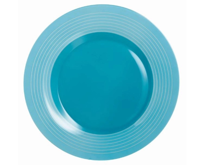 Тарелка обеденная круглая Luminarc Factory Blue д=25см