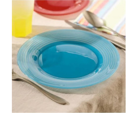 Тарелка обеденная круглая Luminarc Factory Blue д=25см