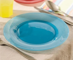Тарелка обеденная круглая Luminarc Factory Blue д=25см