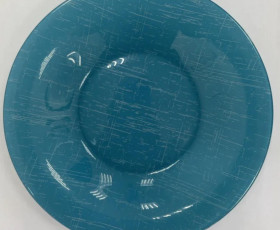 Тарілка глибока кругла Luminarc  Poppy Turquoise d=20см