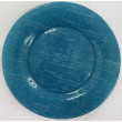 Тарелка обеденная круглая Luminarc Poppy Turquoise d=25см