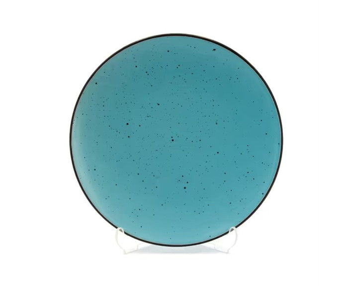 Тарілка обідня кругла Milika Topaz Blue d=26,7см