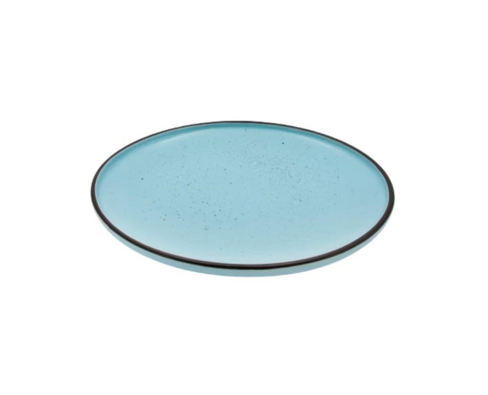Тарелка обеденная круглая Milika Topaz Blue д=26,7см