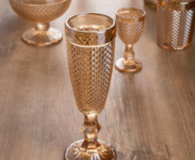 Келих для шампанського Diamond Golden 160мл