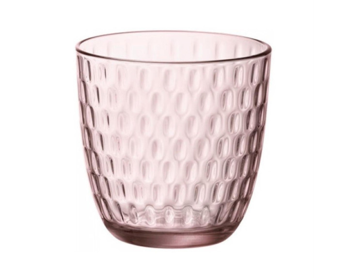 Склянка низька Bormioli Rocco Slot, 290мл, скло, прозорий, Lively Rose